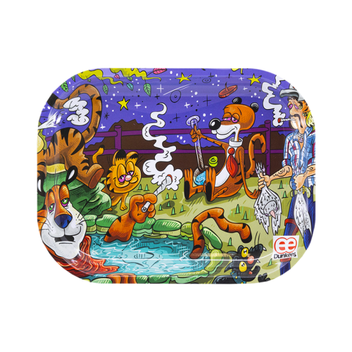 Rolling tray Dunkees "King of Tigers" Dunkees Rolling tray