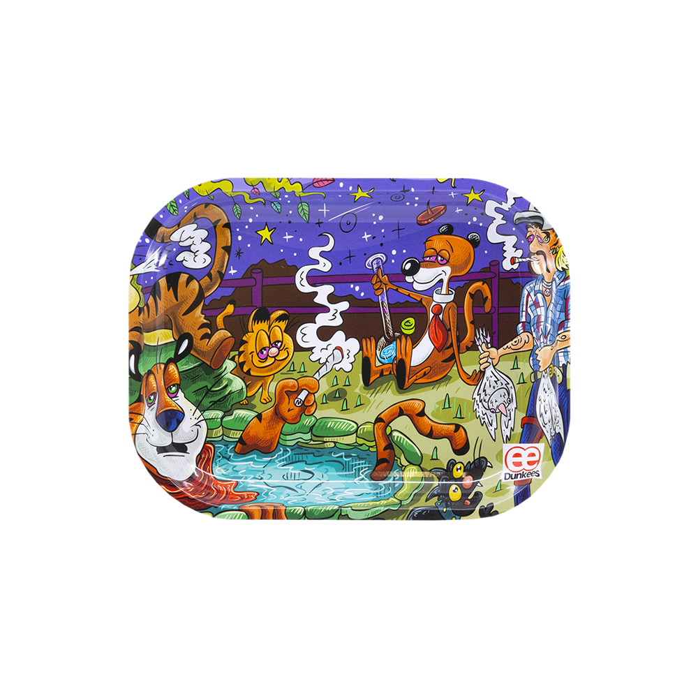 Rolling tray Dunkees "King of Tigers Dunkees Rolling tray