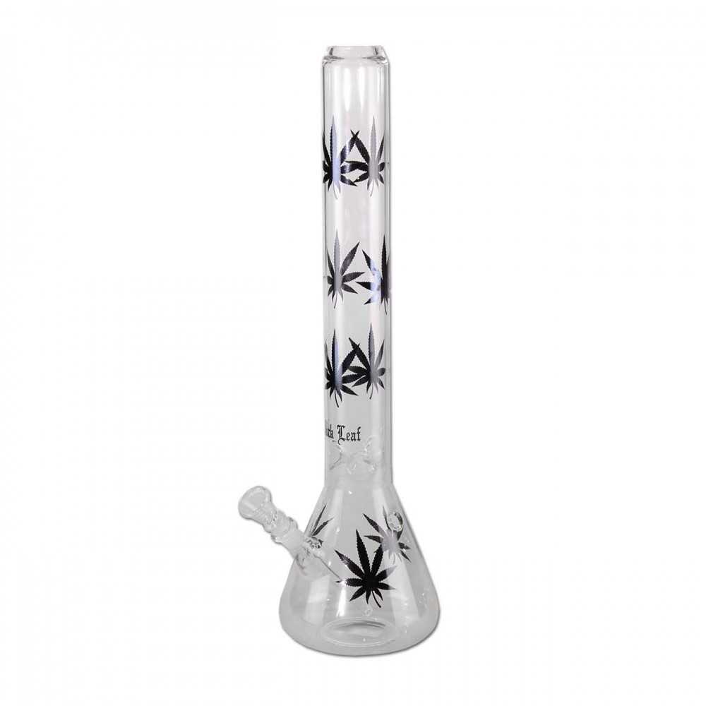 Black Leaf Old School Ice Bong black Black Leaf Bongs
