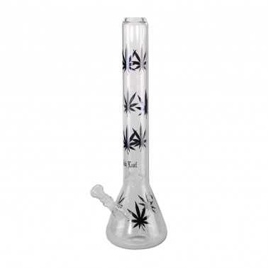 Black Leaf Old School Ice Bong black Black Leaf Bongs