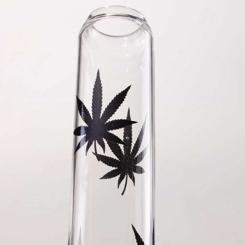 Black Leaf Old School Ice Bong black Black Leaf Bongs