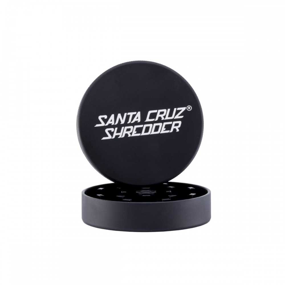 Smerigliatrice Santa Cruz Shredder 2 parti alu piccolo Nero opaco Santa Cruz Shredder Smerigliatrici