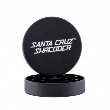 Smerigliatrice Santa Cruz Shredder 2 parti in alluminio grande nero opaco Santa Cruz Shredder Smerigliatrici