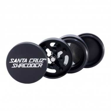 Smerigliatrice Santa Cruz Shredder 4 parti alu piccolo nero opaco Santa Cruz Shredder Smerigliatrici