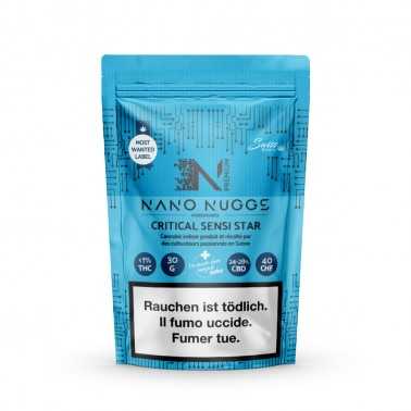 Swiss Botanic "Critical Sensi Star" Nano Nuggs Indoor 30g Swiss Botanic CBD Flowers