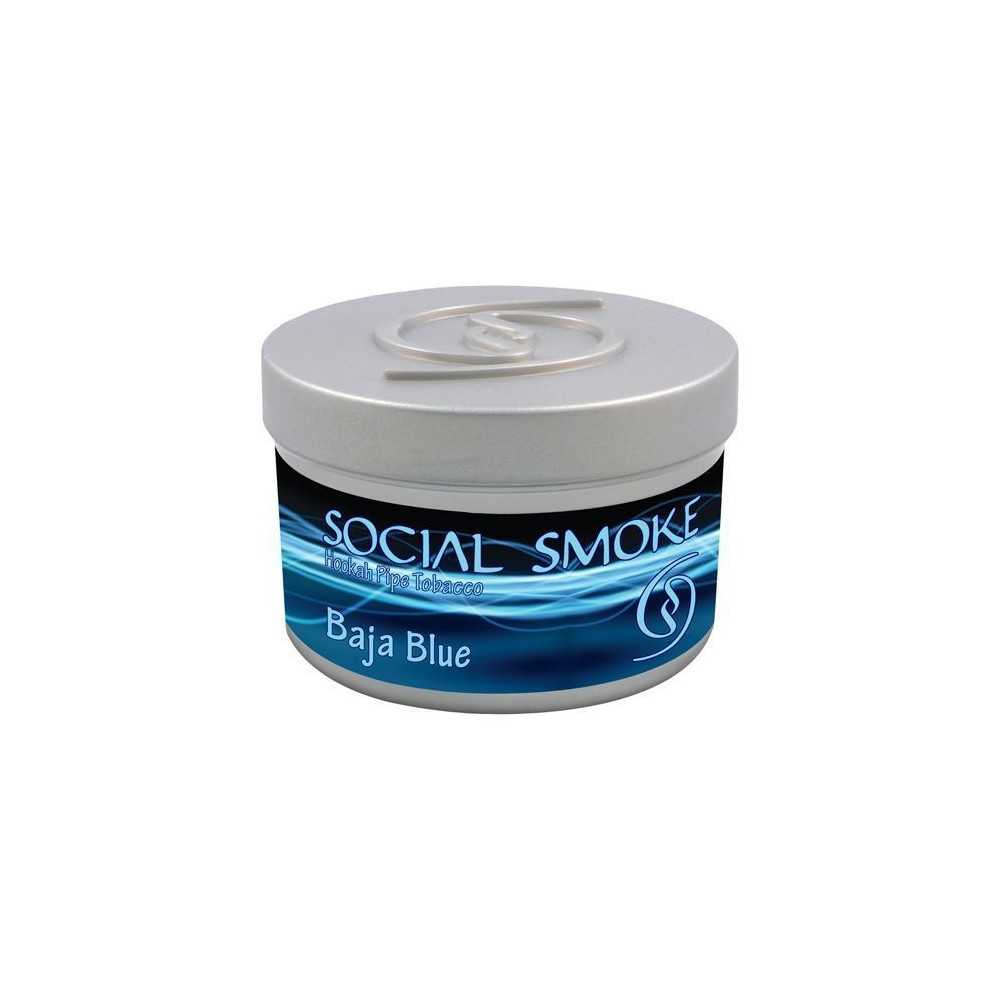 Shisha-Tabak Social Smoke Baja Blue Social Smoke Produits non livrable à l'etranger