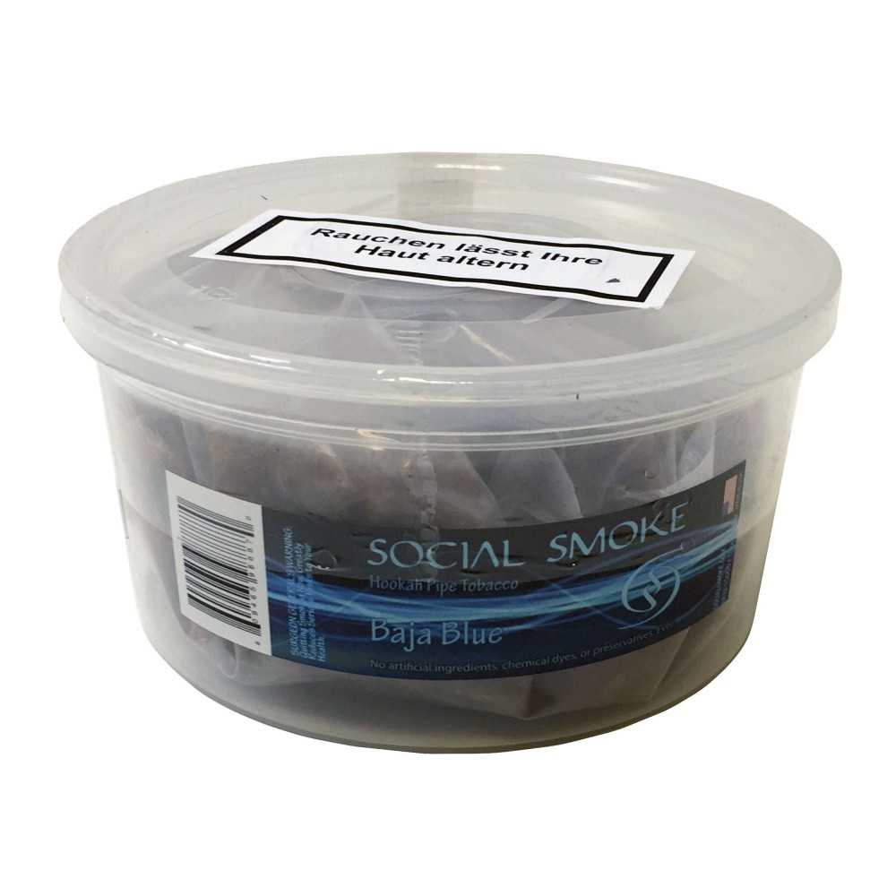 Shisha-Tabak Social Smoke Baja Blue Social Smoke Produits non livrable à l'etranger