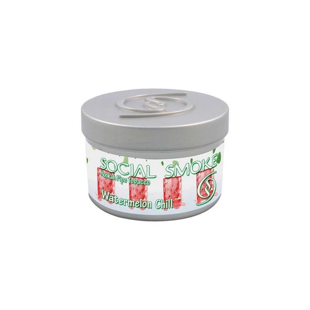 Shisha-Tabak Social Smoke Watermelon Chill Social Smoke Produits non livrable à l'etranger