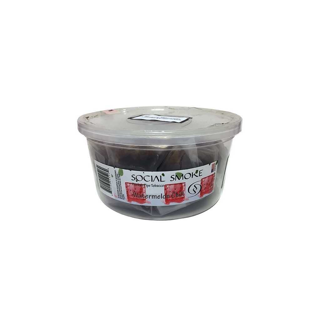 Tabac à Shisha Social Smoke Watermelon Chill Social Smoke Produits non livrables à l'etranger