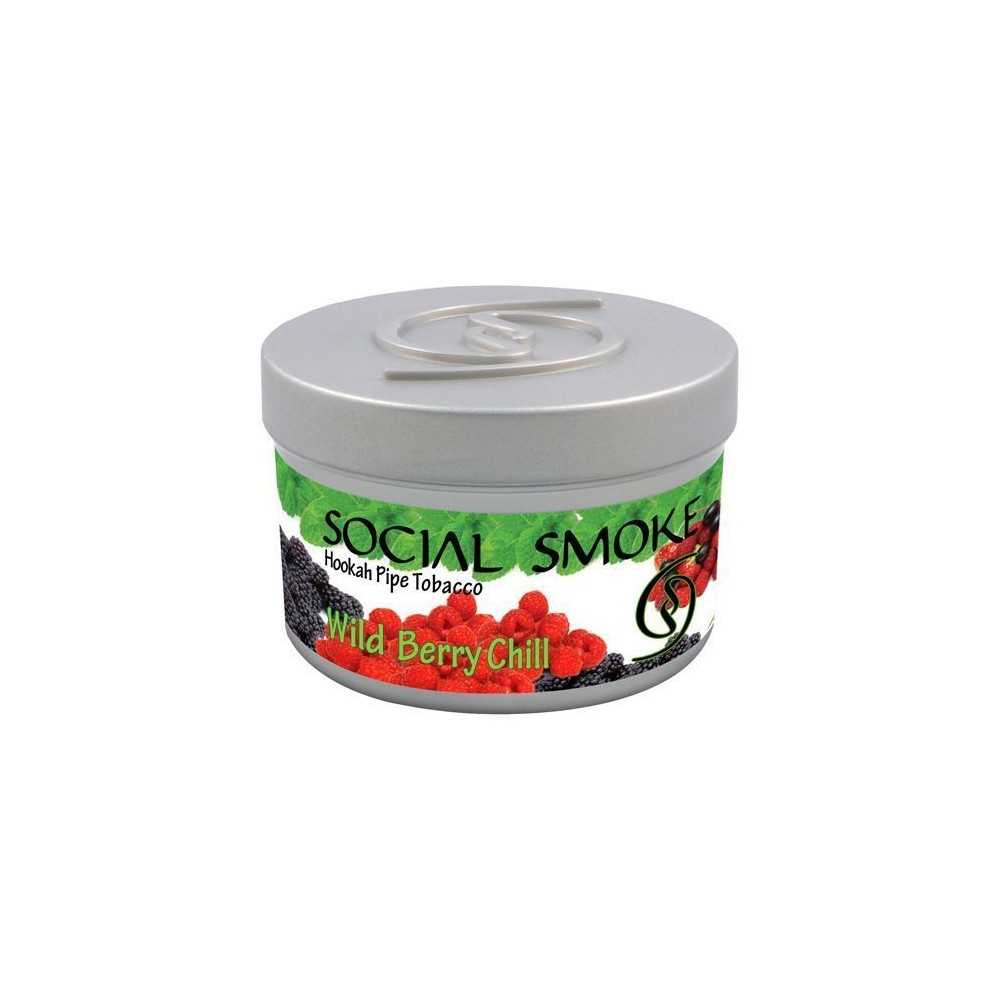 Tabac à Shisha Social Smoke Wild Berry Chill Social Smoke Produits non livrables à l'etranger