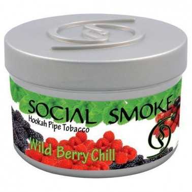 Shisha-Tabak Social Smoke Wild Berry Chill Social Smoke Produits non livrable à l'etranger