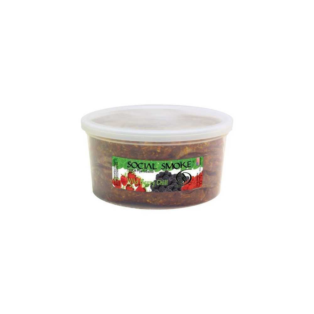 Tabacco da shisha Social Smoke Wild Berry Chill Social Smoke Produits non livrable à l'etranger