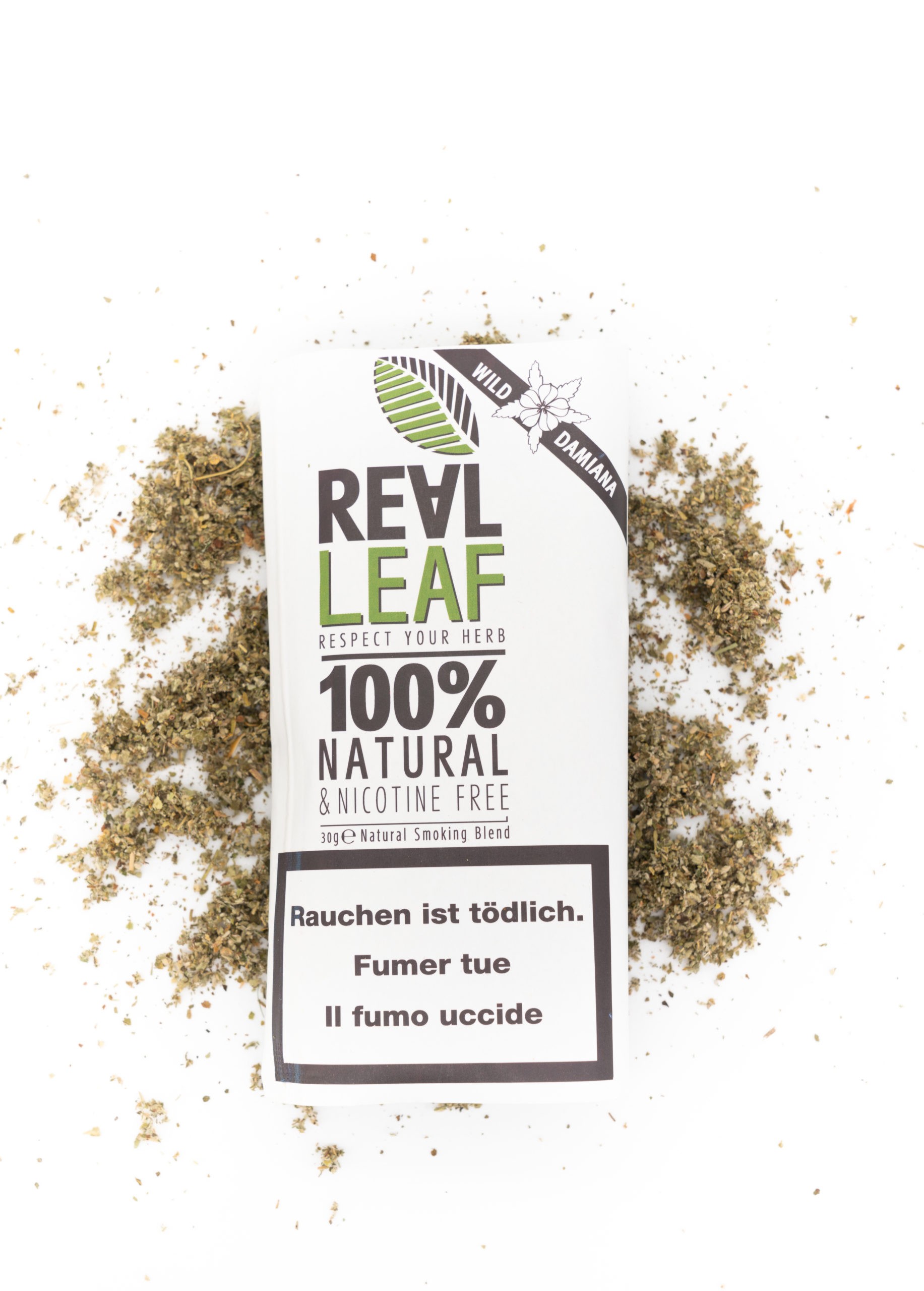 damiana tobacco substitute Tobacco substitute REAL LEAF Damiana 30g